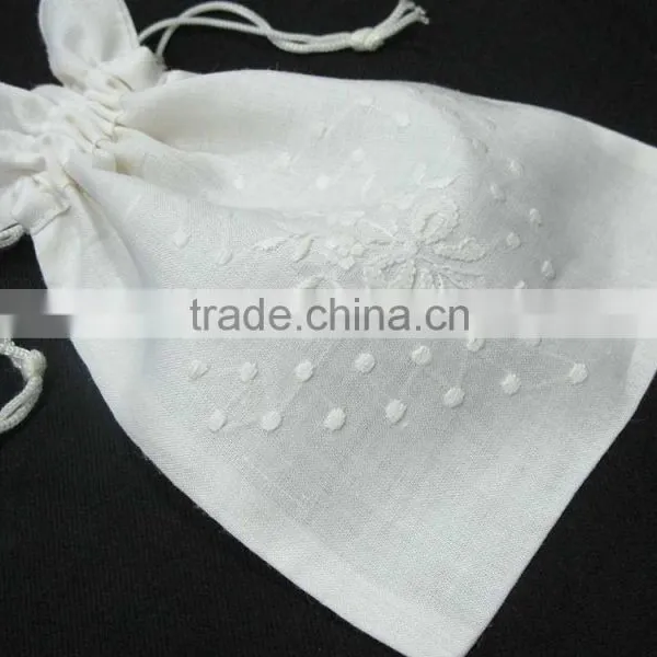 Hand Embroidered Lavender Sachet/bag/pillow-floral Embroidery photo-4