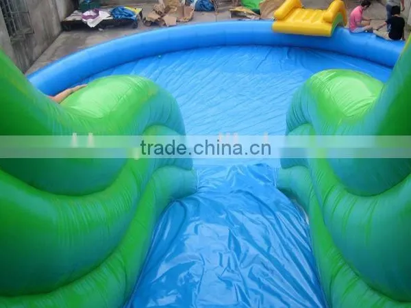 Lanqu Inflatable Water Park With Pool and Slide Quality Choice photo-6