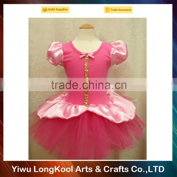 Hot Sale Luxury Birthday Tutu Dress for Kids Pink Tulle Ballet Tutu Dress