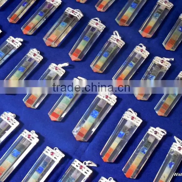 7 Chakra Pendant Crystal for Reiki Healing Crystal Pendant