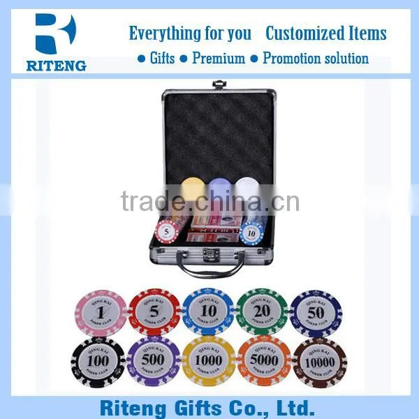 100 Piece Poker Chip Set