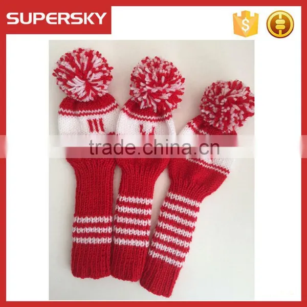 C1678 Hot Sale Golf Club Headcover Custom Knit Putter Headcover