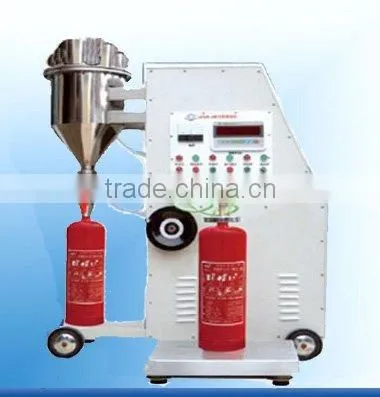 Automatic dry powder extinguisher filling machine