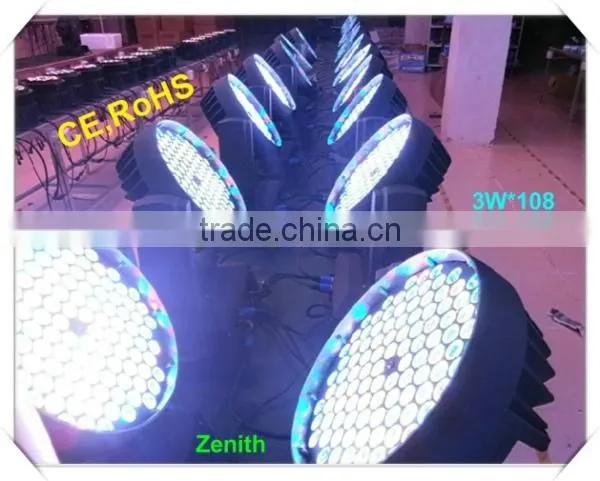 ce Rohs Approval 108pcs*3w Rgbw Led Moving Head Wash Pro Light Moving Heads photo-6