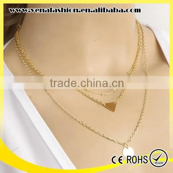 Gold Teenage Jewelry Fashion Alloy Necklaces Jewelries photo-2