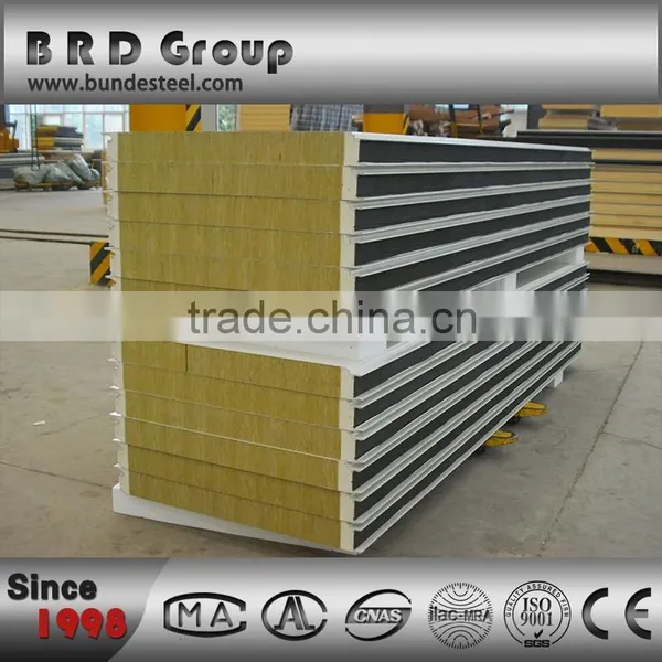 Manufacturer of BRD Rock Wool Sandwich Wall Panel Price photo-4