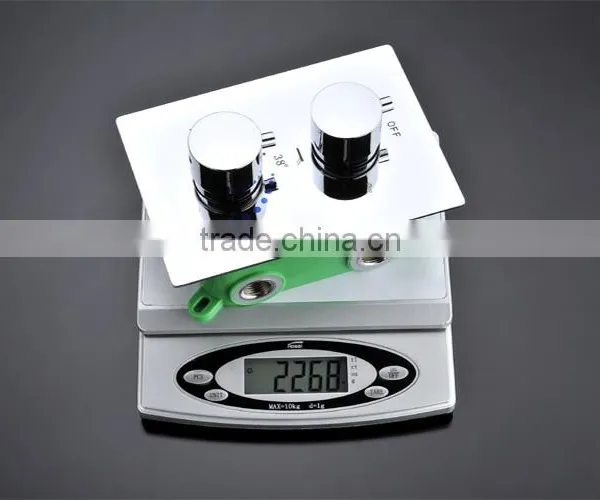 3 Function Square Panel Shower Diverter Valve for Conceal Shower Temperature Control Thermostatic Valve photo-6