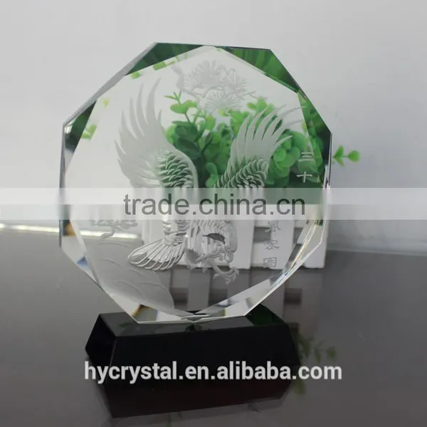 Eagle Crystal Glass Home Decoration Items Furnishing photo-4