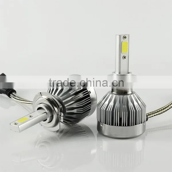 C1 Led Headlight Bulbs COB Chip Motor Front Lights Conversion 9005 9006 Kit for All Cars photo-3