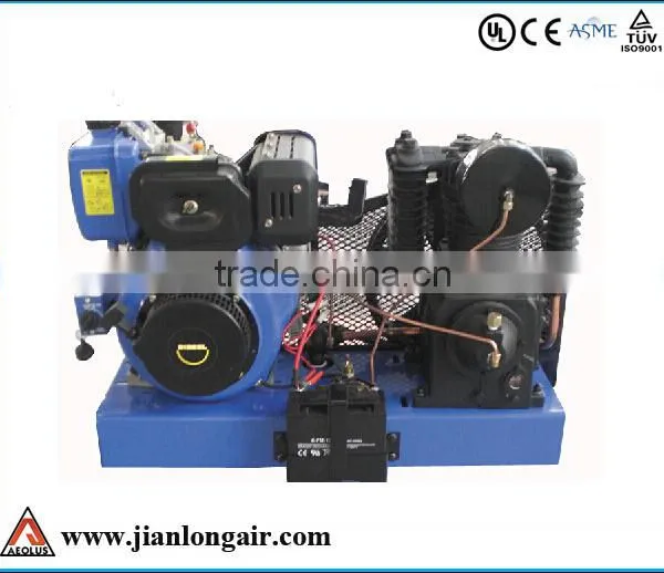 base mounted diesel Air Compressor 11hp