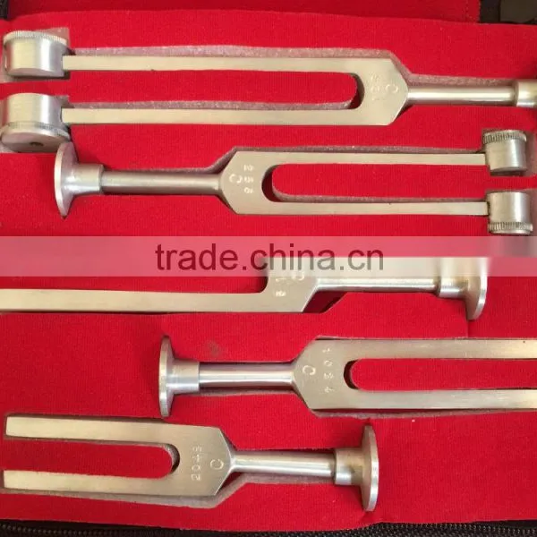 Medical TUNING FORKS SET ENT MEDICAL DIAGNOSTIC TUNING 5 Pieces SET photo-3