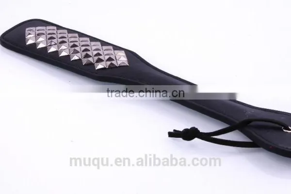 2015 Fashion Adult Novelty Toy Sex Products Spanking Rivet Leather Paddle photo-2