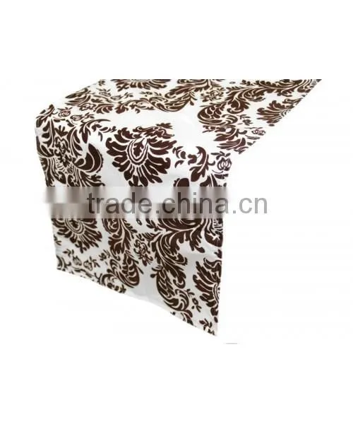 Navy Blue Burlap Table Runner photo-2