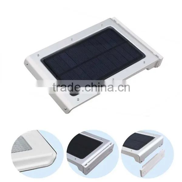 Singapore, Wall Mount Solar Lamp Integrated With Photocell and PIR Sensor, Exterior Solar Wall Pack Light With Light Control