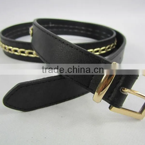PU Metal With Pin Buckle Belts