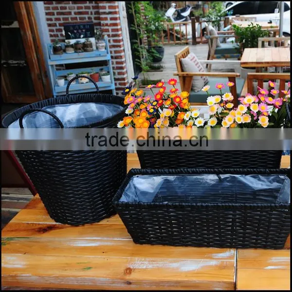 Plastic Rattan Basket Basket photo-2