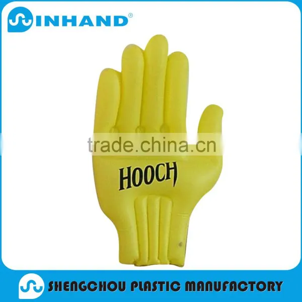 2016Manufacturers Selling EN71-1-2-3 Eco-friendly PVC Inflatable Yellow Hand/giant Inflatable Hand/inflatable Middle Finger Hand