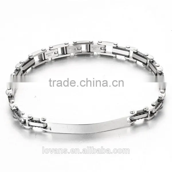 Hot Sell Cheap Stainless Steel Adjustable Bangle Bracelets For Men photo-2