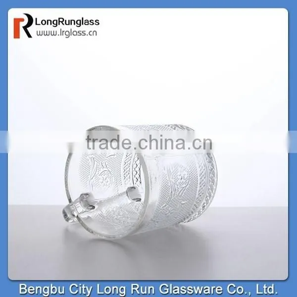 LongRun 310ml Carved Frosted Water Juice Drinking Glass Mug Wholesales photo-4