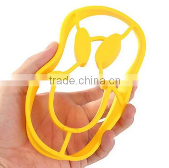 Silicone Smile Face Pancake Egg Fried Ring Mould / Silicone Fried Egg Mould / Egg Tray Mould photo-5