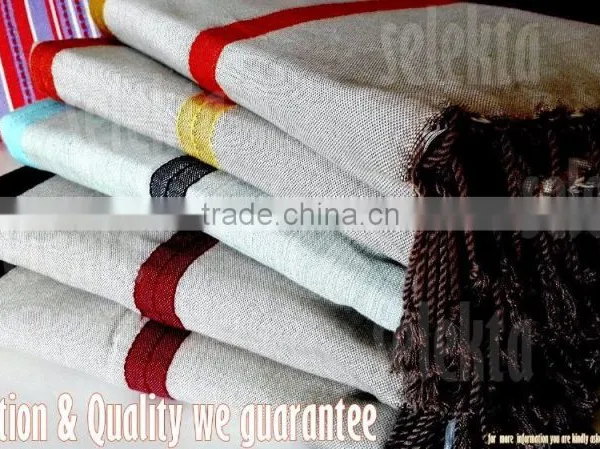 High Quality Tunisian Original Large Linen Tablecloth Fouta From Manufacture