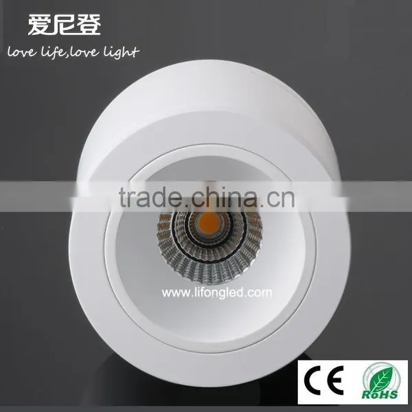White 120mm Surface Mounted Downlight Led 9W Factory Price High CRI Dimmable Adjustable China Led Lights photo-2