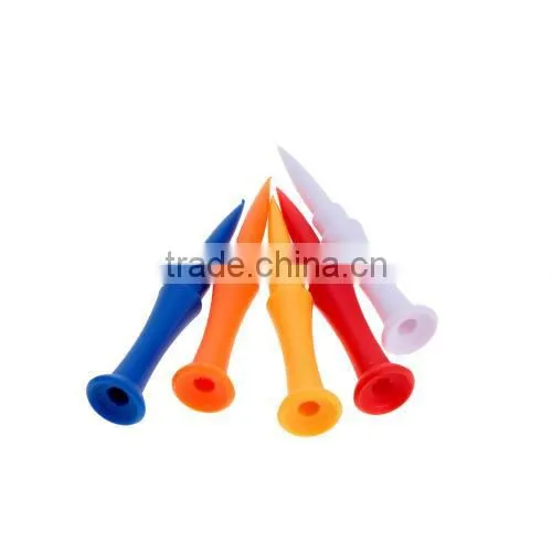 50Pcs 75mm Mixed Color 3 Sections Step Down Golf Tees photo-4