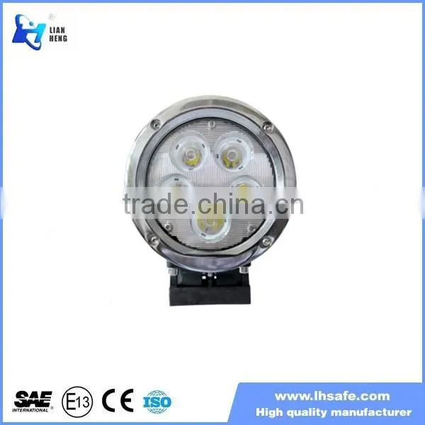50W Led Work Light for JEEP, DC10-30V 6000K Black/White 50w Flood Beam Work Light Led for Truck LH-152
