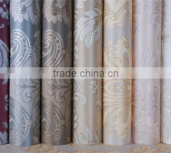 Deep Embossed Vinyl Wallpaper for Interior Design With Good Price photo-6