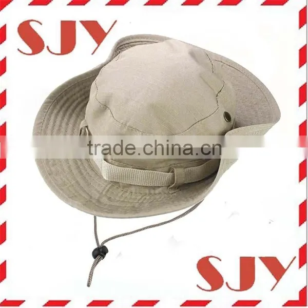 Wholesale Funny Kids Plain Bucket Hats With String photo-5