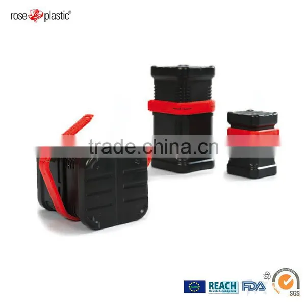 Clear or Colorful Plastic Storage Guitar Straps Packaging Tube With Detachable Hanger Block Pack BK