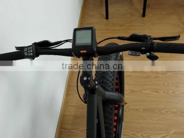 26inch *4.5 Kenda Fat Tire Mountain Electric Bicycle With 8fun Bafang Max Mid Motor 36V 350W ( HJ-M21 With Bafang Max 350W ) photo-3