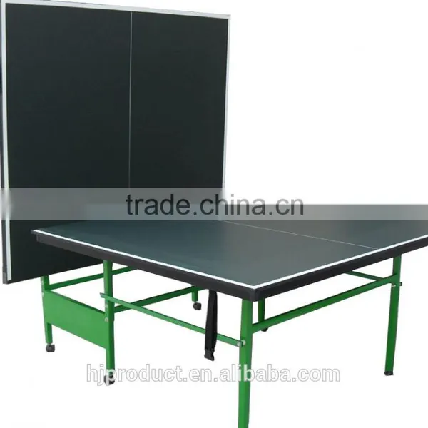 High Quality Economic Factory Promotion 18mm MDF Standard Size Moveable Foldable Table Tennis Table photo-2