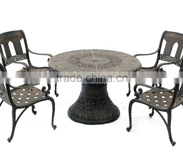 Wholesale Cast Aluminum Luxury Furniture Outdoor Leisure Patio Chair Garden Outdoor Furniture photo-2