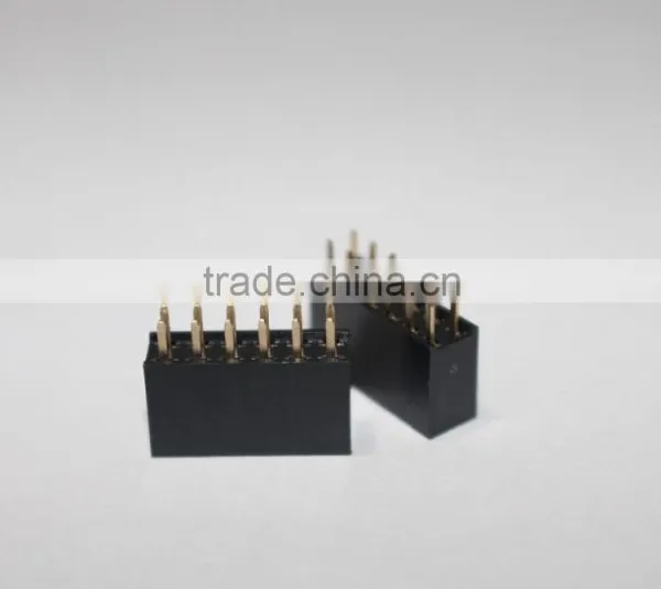 2.54mm Double Row Straight Female Header 6 Pin photo-6