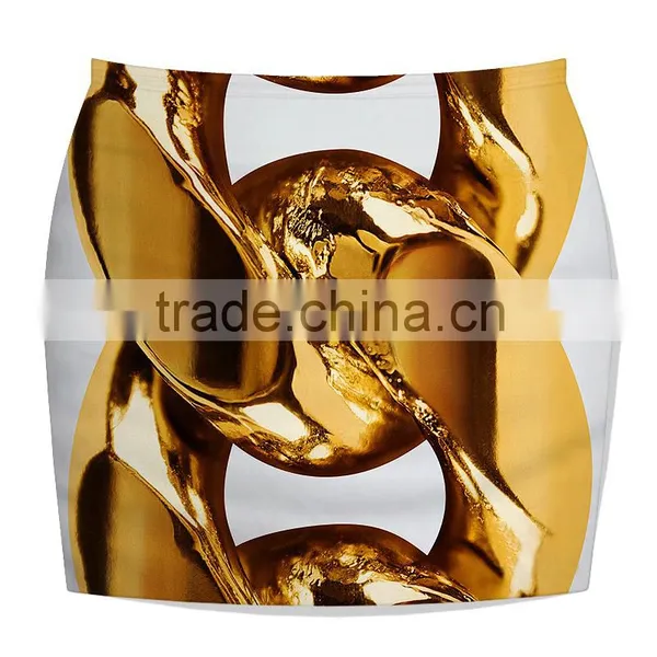 2015 Women Mini Skirt Sublimation Printing Pencil Skirt N20-6 photo-2