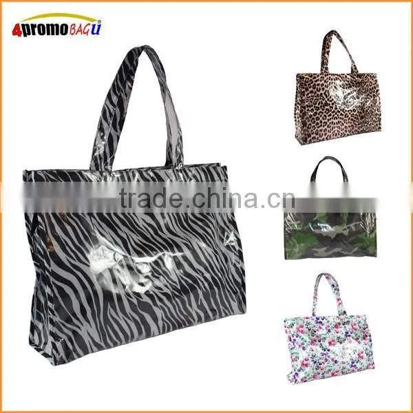 Camoflage PVC Tote Bag, Full Color Printing Shopping Bag photo-2