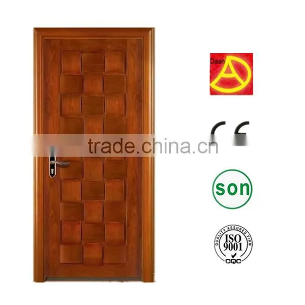 China Best Sale Various Kinds of Interior Finished Natural Solid Oak Door DA-304