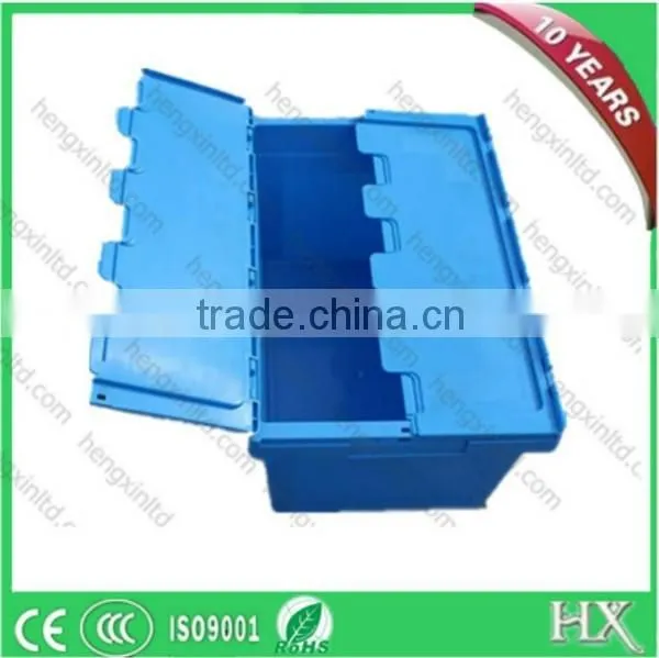 Stackable Plastic Moving Boxes,Lockable Plastic Logistic Boxes