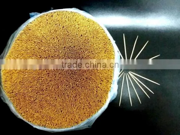 Ecofriendly Bamboo Toothpick Disposable Bamboo Round Stick photo-3