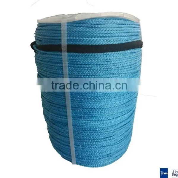 8 Strand 4mm x 1000meters UHMWPE Winch Rope With Loop Both Ends