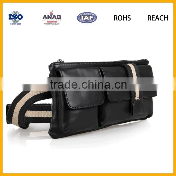 2016 Trendy Bicycle Sport Running Belt PU Waist Bag Leisure Bag for Men and Women photo-3