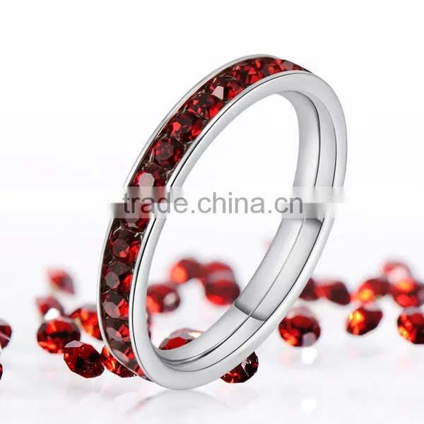 Hot Sale January Garnet Birthstones Ring Women and Men Ring 2016 With Stories photo-4