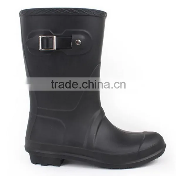 Colourful Buckle Clear Pvc Cheap Plastic Rain Boots for Women photo-6