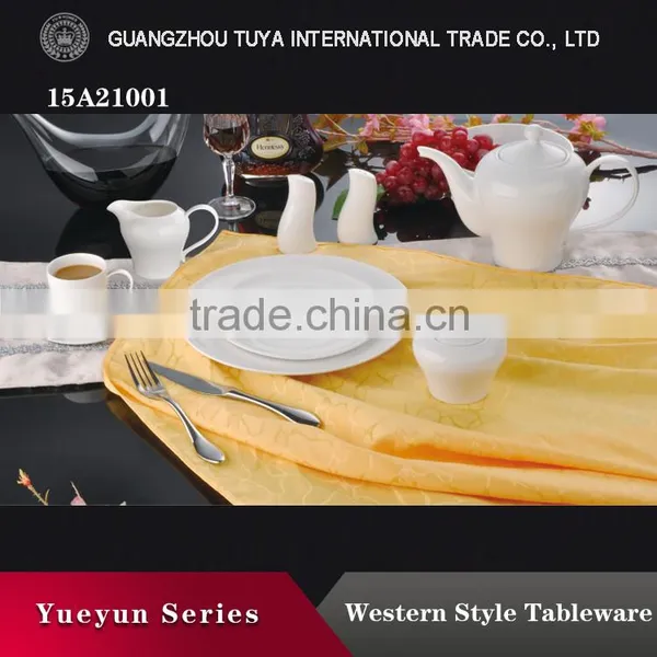High Quality Wholesale Ceramic White Dinner Sets for Home