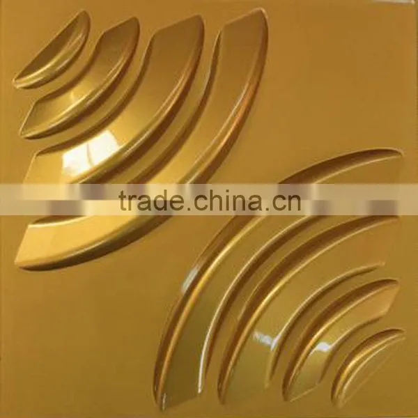 High Quality Polyurethane Moulding 401017 Cheap Home Decorating With PVC 3D Wall Panel photo-3