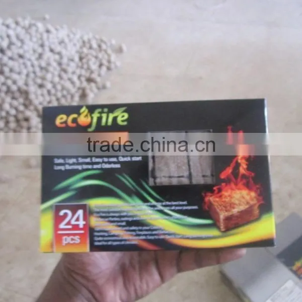 Burning Time 10minutes Wood and Wax Fire Lighter Cubes photo-6