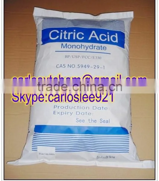 Citric Acid / Sodium Citrate / Potassium Citrate Food Grade