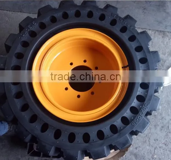China Solid Tire Factory Price 12-16.5 33x12-20 Tractor Tire With Long Warranty photo-4