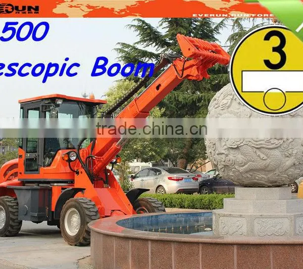 China Everun Brand CE Approved Compact Farm Tractor Front Loader Telescopic Forklift Compact Loader With CE photo-3